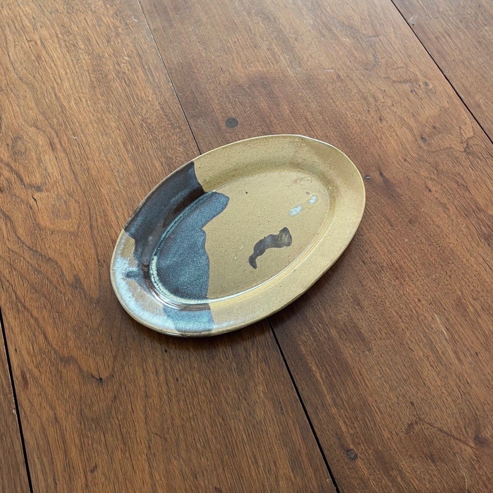 Studio Pottery Dish Spoon Rest